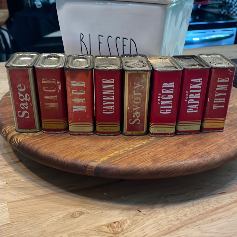 Vintage Spice Tin Collection